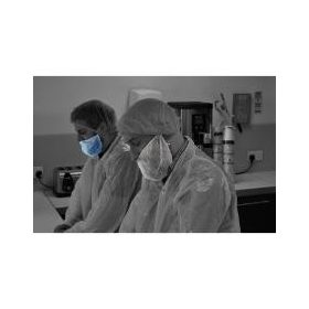 HPC DK05WE Nemszőtt szakállvédő, fehér