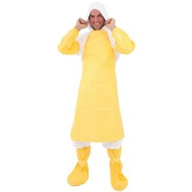   EP 40362 Tychem C kötény, vegyszerálló, szakadásbiztos, sárga 70 x 110 cm