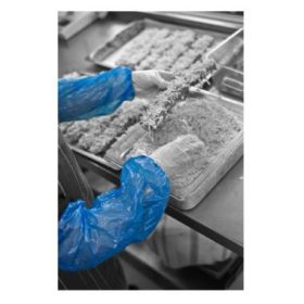   HPC DA01B Shield 2 PE alkarvédő, 40cm hosszú, kék, 100db/tek