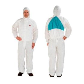   3M 4520 típusú fehér védőoveráll, 5/6 védelmi kategória XL