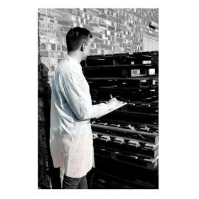   HPC DC02 Látogató köpeny, nemszőtt PP anyag, tépőzáras, fehér S