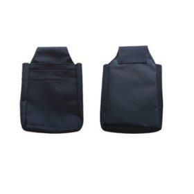   Övtáska PDCU-hoz, egyéb eszközökhöz,fekete, PE, 21x11,5x3cm (öv nélkül)