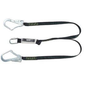   MSA 10185612 energiaelnyelő kikötőheveder 2ágú 1,5m acél karab. + acél horog