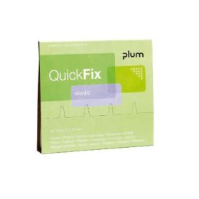   Plum 5512 QuickFix textil ragtapasz utántöltő, natúr, rugalmas, 45db/doboz