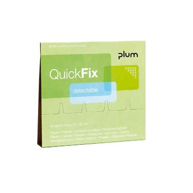 KIFUTÓ! Plum 5513 QuickFix detektálható fémszálas ragtapasz (utántöltő) 45db