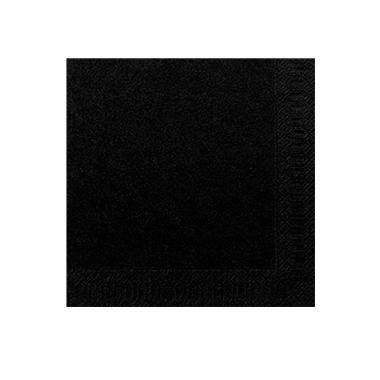Duni 149070 tissue szalvéta, fekete, 33x33cm, 3 réteg, 250db/csom