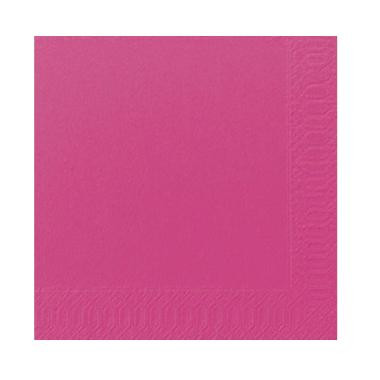 Duni 165586 tissue szalvéta, fuchsia, 33x33cm, 2 réteg, 1/4 hajtott, 125db/csom