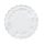 Duni 165730 tissue poháralátét, Romance fehér, 9 cm átm., 9 réteg, 250db/csom