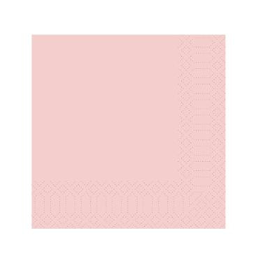 Duni 174174 tissue szalvéta, mellow Rose, 40x40cm, 3 réteg, 250db/csom