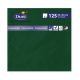 Duni 180382 tissue szalvéta, zöld, 33x33cm, 2 rétegű, 1/4 hajtott, 125db/csomag