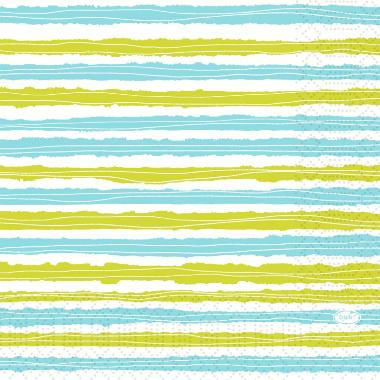 Duni 202547 Tissue szalvéta, ELISE STRIPES, 33x33cm, 1/4, 4x250db/krt