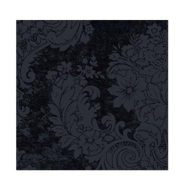 Dunilin 186609 Royal Black szalvéta, fekete, 40x40 cm, 45db/csom