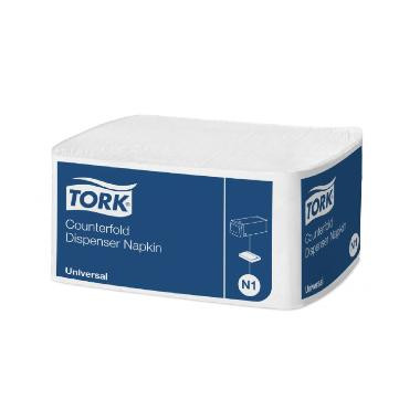 Tork 10935 fehér Counterfold adagolós szalvéta, cell., (N1) 33x30cm 300db/csomag