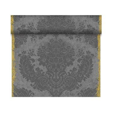Dunicel 183403 Téte-á-Téte asztalfutó, Royal Granit szürke, 0,4x24m, 120cm perf.